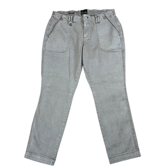 WHBM Slim Ankle High Rise Everyday Soft Denim Jeans Size 14 Petite NWT - Picture 1 of 7